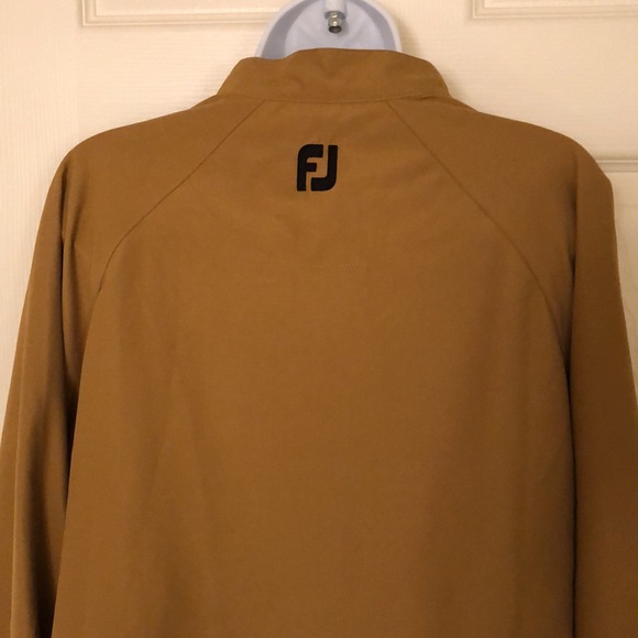 Olive Tan Pullover Crewneck Jacket - Picture 14 of 16